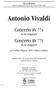 Accademia. musica strumentale e vocale dei secoli XVIII e XIX. Concerto RV 774. in Do maggiore. Concerto RV 775. in Fa maggiore