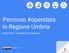 Percorso #opendata in Regione Umbria