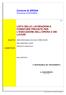 LISTA DELLE LAVORAZIONI E FORNITURE PREVISTE PER L'ESECUZIONE DELL'OPERA O DEI LAVORI