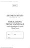 ESAME DI STATO. SIMULAZIONE PROVA NAZIONALE Scuola Secondaria di I grado Classe Terza. Prova 1. Anno Scolastico Classe:... Data:...