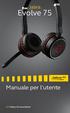 Jabra. Evolve 75. Manuale per l'utente