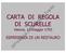 CARTA DI REGOLA DI SCURELLE