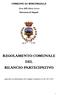 COMUNE DI BOSCOREALE. Terra della Pietra Lavica Provincia di Napoli REGOLAMENTO COMUNALE DEL BILANCIO PARTECIPATIVO