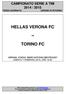 HELLAS VERONA FC TORINO FC