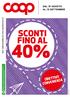 40% SCONTI FINO AL. dal 31 agosto al 13 settembre coop alleanza 3.0  stampato su carta premiata con etichetta ambientale