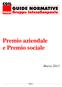 Premio aziendale e Premio sociale