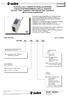 OCV50/D5 FOTOCELLULE COMPATTE PARALLELEPIPEDE CON AUTOAPPRENDIMENTO DELLA PORTATA BLOCK TYPE COMPACT PHOTOELECTRIC SENSORS WITH AUTOCALIBRATION