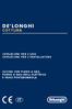 DE LONGHI COTTURA ISTRUZIONI PER L USO ISTRUZIONI PER L INSTALLATORE CUCINA CON PIANO A GAS, FORNO A GAS/GRILL ELETTRICO E VANO PORTABOMBOLA