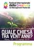 Festival Internazionale. della. nel Management Pastorale. Programma