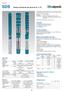 SDS. Pompe sommerse per pozzi da 8 e 10. Impieghi. Limiti d impiego. Motore riavvolgibile serie CS