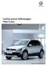 Volkswagen. Listino prezzi Volkswagen Polo Cross