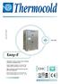 Easy-E EMC. linea Daily. Cod. LD E111 IE Refrigeratori d acqua e pompe di calore condensate ad acqua con compressori scroll
