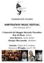 AMFITEATROF MUSIC FESTIVAL XXVI Edizione 2017