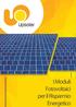 I Moduli Fotovoltaici per il Risparmio Energetico