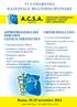 A.C.S.A. VI CONGRESSO NAZIONALE MULTIDISCIPLINARE. Roma, novembre 2014 APPROPRIATEZZA DEI PERCORSI CLINICO-TERAPEUTICI I RITMI DELLA VITA ONLUS