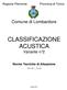 CLASSIFICAZIONE ACUSTICA