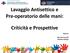 Lavaggio Antisettico e Pre-operatorio delle mani: Criticità e Prospettive