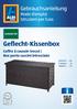 Geflecht-Kissenbox. Gebrauchsanleitung Mode d emploi Istruzioni per l uso. Coffre à coussin tressé Box porta cuscini intrecciato