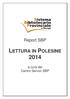 Report SBP LETTURA IN POLESINE a cura del Centro Servizi SBP