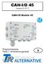 CAN-I/O 45. CAN-I/O Modulo 45. Programmazione Parte 1: Avvertenze generali. Versione V1.07 IT