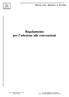Regolamento per l adesione alle convenzioni