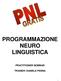 PROGRAMMAZIONE NEURO LINGUISTICA PRACTITIONER SEMINAR TRAINER: DANIELE PENNA