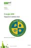 Energia ABM. Rapporto di attività Autori: Morena Ferrazzo, Michela Sormani