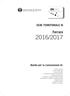 2016/2017. Ferrara SEDE TERRITORIALE DI. Bando per la concessione di: