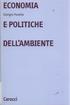 Giorgio Pan ella E POLITICHE DELL'AMBIENTE. Carocci