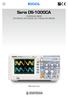Serie DS-1000CA Oscilloscopi digitali DS1302CA, DS1202CA, DS1102CA, DS1062CA