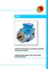 SH5V POMPA A PISTONI ASSIALI A CILINDRATA VARIABILE PER CIRCUITO APERTO VARIABLE DISPLACEMET AXIAL PISTON PUMP FOR OPEN CIRCUIT E/1