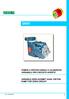 SH5V POMPA A PISTONI ASSIALI A CILINDRATA VARIABILE PER CIRCUITO APERTO VARIABLE DISPLACEMET AXIAL PISTON PUMP FOR OPEN CIRCUIT D/1 COD.