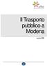 Il Trasporto pubblico a Modena