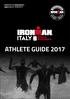 SOGGETTO A CAMBIAMENTI Aggiornato al 15/09/2017 ATHLETE GUIDE 2017