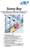 Sunny Boy La famiglia degli inverter modulari per l'immissione in rete Sunny Boy 700/850/1100 E/1700 E/2500/3000