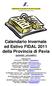 Calendario Invernale ed Estivo FIDAL 2011 della Provincia di Pavia (gennaio - novembre)