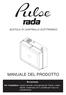 MANUALE DEL PRODOTTO