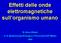 Effetti delle onde elettromagnetiche sull organismo umano. Dr Anna Villarini U. O. Epidemiologia Eziologica e Prevenzione-INT Milano 2004