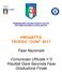 PROGETTO TROFEO CONI Fase Nazionale. Comunicato Ufficiale n 3 Risultati Gare Seconda Fase Graduatoria Finale