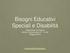 Bisogni Educativi Speciali e Disabilità