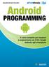 Approfondimenti tematici Android PROGRAMMING. Il corso completo per imparare a programmare con il S.O. Google dedicato agli smartphone