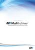 Manuale prodotto GFI. Componente aggiuntivo di GFI MailArchiver Outlook