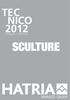 TEC NICO 2012 TECHNICAL CATALOGUE SCULTURE