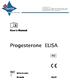 Progesterone ELISA. User ś Manual DEM-DE wells 08/07