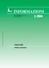 INFORMAZIONI DATI PROVVISORI DELLE AUTOSTRADE ITALIANE IN CONCESSIONE