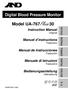 Digital Blood Pressure Monitor. Model UA