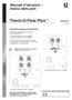Therm-O-Flow Plus. Manuale d istruzioni Elenco delle parti I. Comandi accessori zona termica. Rev. C