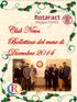 Club News Bollettino del mese di Dicembre 2014