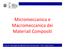 Micromeccanica e Macromeccanica dei MaterialiCompositi