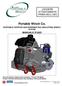 Portable Winch Co. LEGGERE ATTENTAMENTE PRIMA DELL'USO MANUALE D'USO PORTABLE CAPSTAN GAS-POWERED PULLING/LIFTING WINCH TM PCH1000